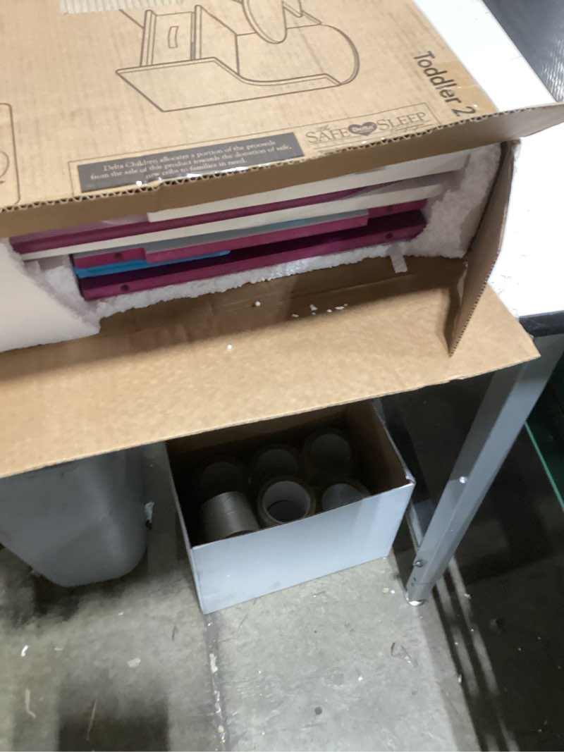 Condition photo showing Good Condition for Delta Children Chair Desk with Storage Bin, Disney Frozen II Cup Holders|Arm Rest, Engineered Wood