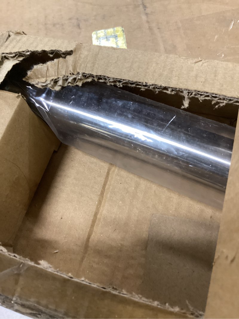 Condition photo showing Good Condition for adjustable curved shower rod, 42-72 inches extra wide shower curtain rod, rust proof, premium stainless steel, curved shower curtain rod for bathroom, need to drill, silver silver 42-72 inches