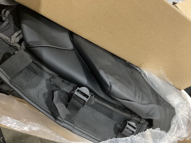 Condition photo showing Good Condition for diffcar® for ford f150 seat covers 2026 2025 2024 2023 2022 2021, full set pu leather truck accessories for f 150, car seat protectors custom fit for ford f-150 xt xlt supercrew/crewcab, black/gray
