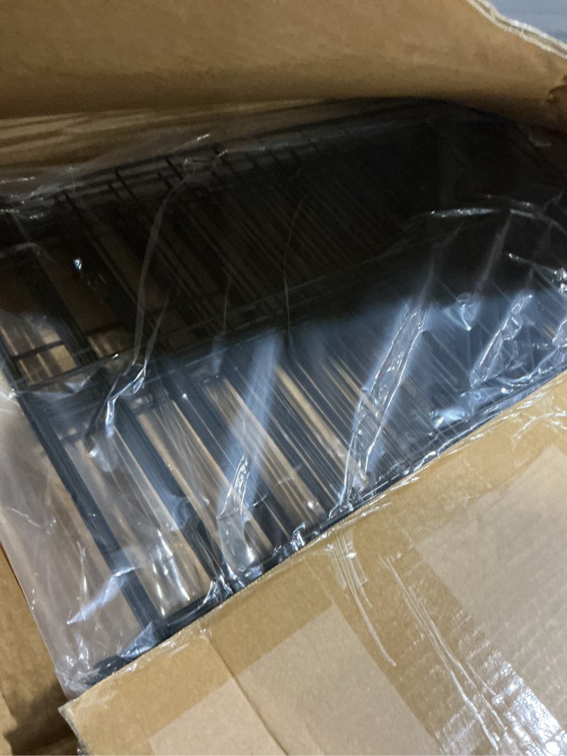 Condition photo showing Good Condition for 10 panels no dig decorative garden fence with gate - 24 in (h) x 20 ft (l) dog rabbits and pets fence outdoor for yard, animal barrier tall rustproof metal wire fencing border for garden and patio 10 pack with gate- 24 in (h) x 20ft (l)