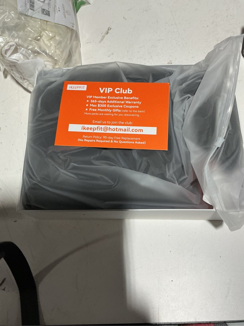 Condition photo showing New/Like New for IKEEPFIT Portable Heating Pad for Back, Cordless Wearable Heat Belt with Massager for Lower Back Pain Relief, Battery Powered 8000 mAh Rechargeable, MAXwarm® 3.0, Gift for Women Men 90-310 lbs Black