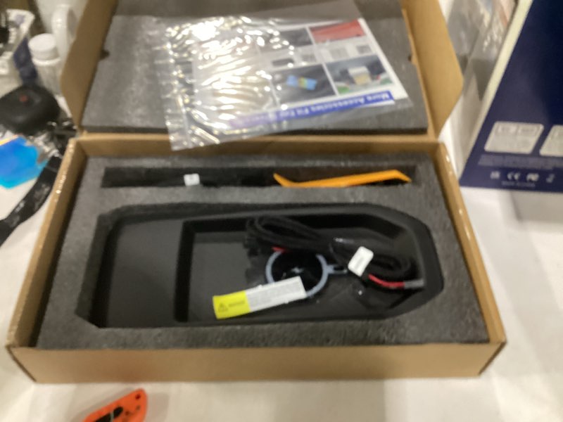 Condition photo showing As Is for xipoo magnetic wireless charger compatible with 2019-2026 chevy silverado gmc sierra 1500 20-26 2500hd 3500hd wireless charger tray jump seat replacement for 2019-2026 chevy silverado accessories magnetic style