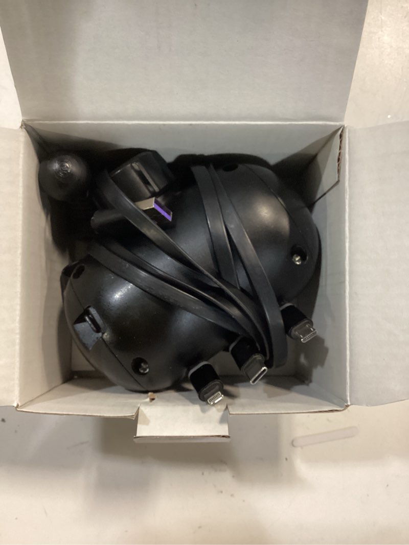 Condition photo showing As Is for OHLPRO Multi Car Retractable Backseat 3 in 1 Car Charging Station Box Compatible with All Phones | iPhone | Samsung | Uber Taxi Lyft Turo Ride Share Customer Charging Dock Attach to Headrest 3-IN-1 Charging Station