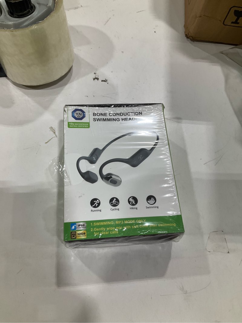 Condition photo showing Good Condition for swimming headphones with safelight, ipx8 waterproof bone conduction headphone wireless underwater earbuds with 32gb memory for swimming, cycling, marathon