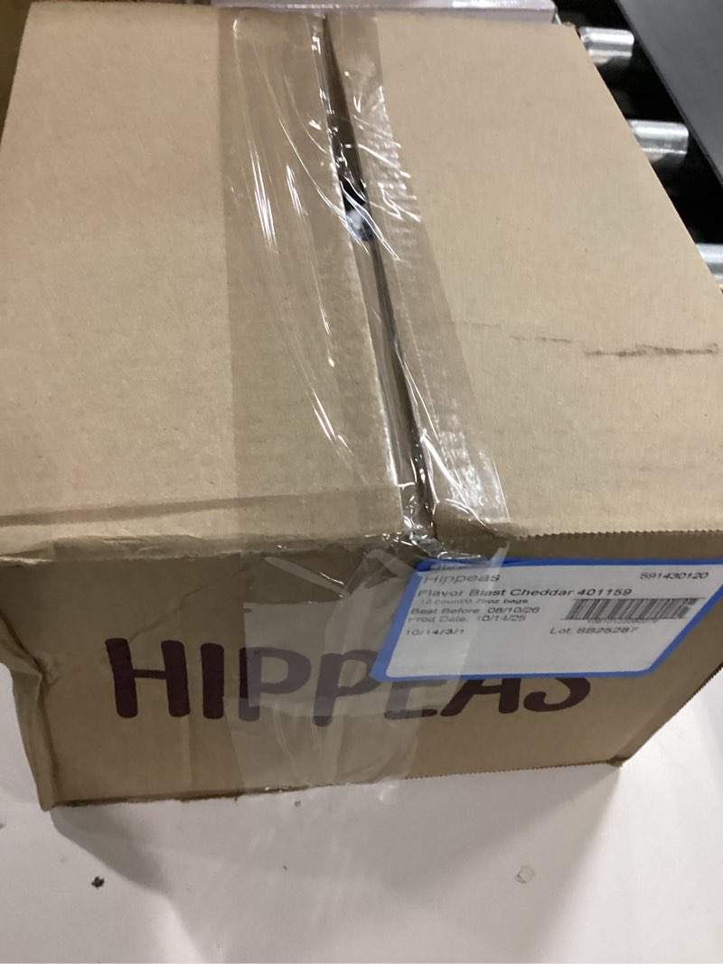 Condition photo showing New/Like New for Hippeas Grillo's Dill Pickle, 0.75 Ounce (Pack of 18), 3g Protein, Fiber, Vegan, Gluten-Free, Crunchy, Plant Protein Snacks Dill Pickle 0.75 Ounce (Pack of 18) (Best By 08/10/2026)