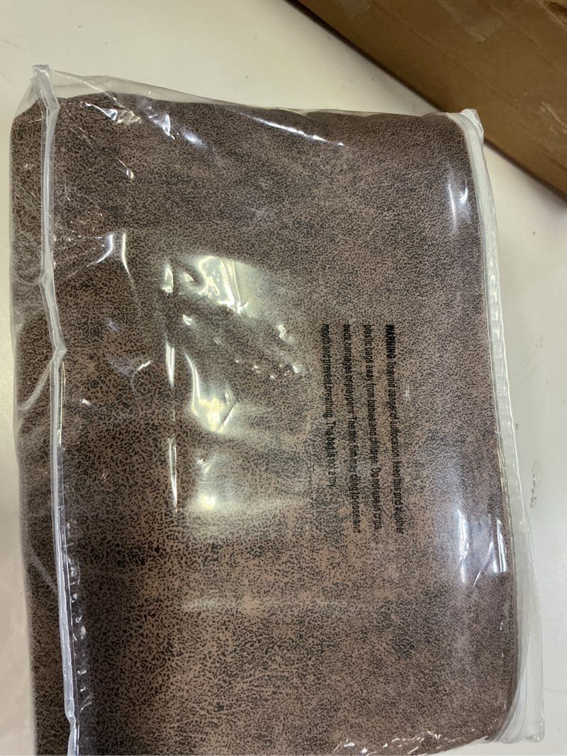 Condition photo showing New/Like New for Recliner Chair Covers Leather Like, 4 Pieces Lazy Boy Recliner Cover, Furniture Protector - Washable Soft Sofa Slipcover for Pets Kids (Brown) 1 Seater 01 Brown