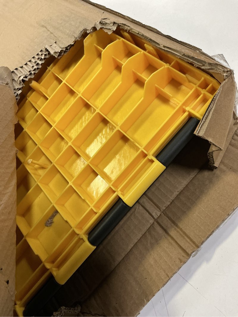 Condition photo showing New/Like New for Flottian Folding 2 Step Stools,8" & 17" Dual Heights,Foldable Step Stool for Adults and Kids,Hold up to 300 lbs,Collapsible Step Stool for Kitchen Bedroom Office Bathroom RV, Yellow Yellow 17 inch