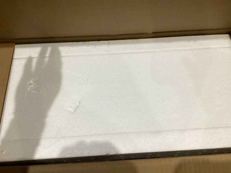Condition photo showing New/Like New for 36 in. W x 4 in. H Engineered Stone Backsplash for Bathroom Vanity Sink Top in Carrara White Carrara White 36"X4" Backsplash