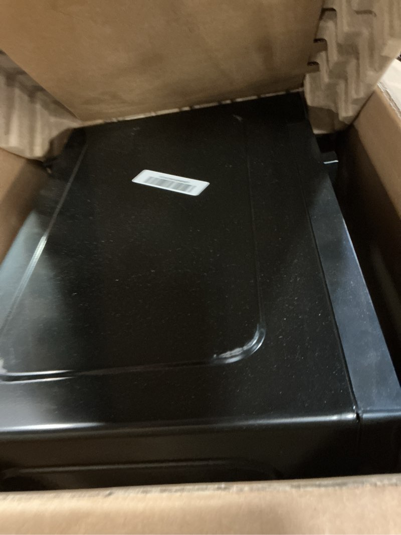 Condition photo showing As Is for panasonic 1.2 cu. ft. inverter microwave 1250w - nn-sn68qb