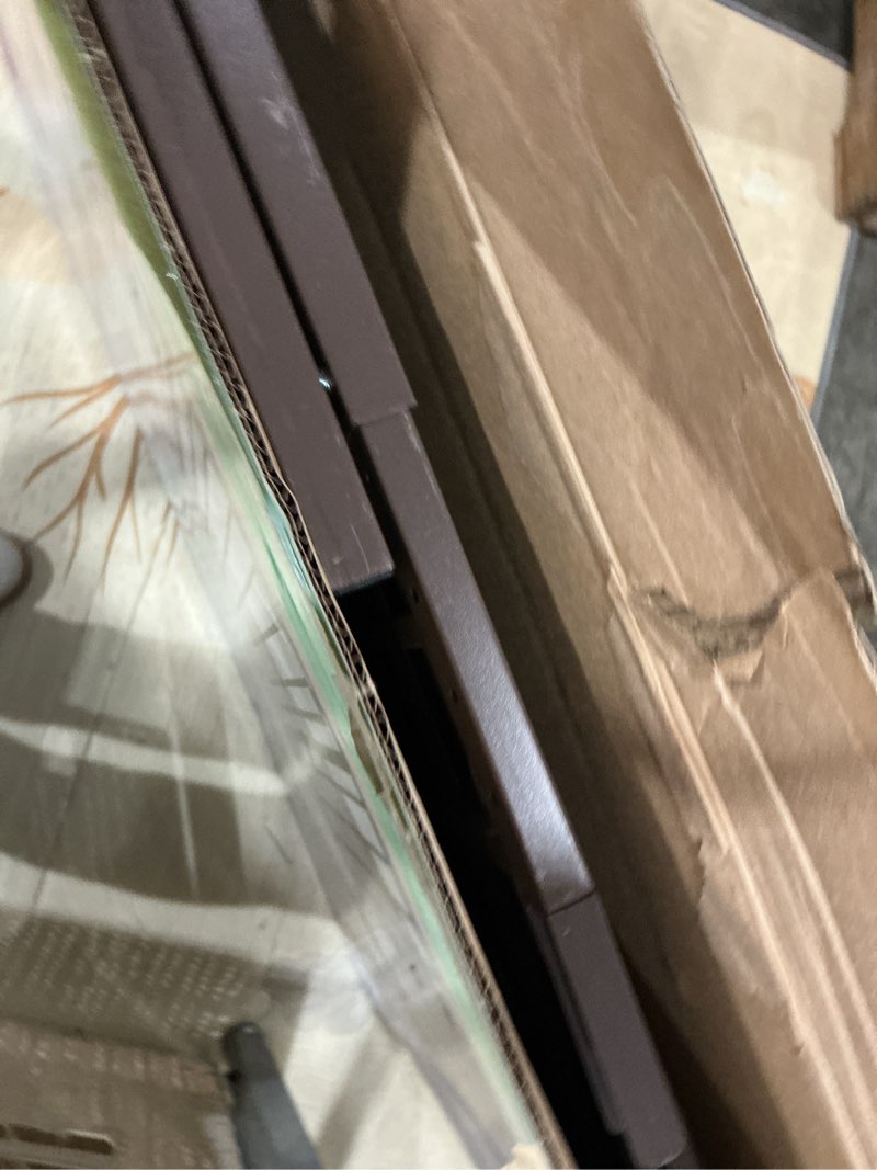 Condition photo showing Good Condition for ingenuity decorative extra wide baby gate & dog gate, 44"-72" wide, 36" tall, hardware or pressure mounted, install in hallways, bottom of stairs, or large openings - bronze