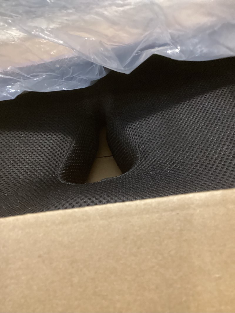 Condition photo showing Good Condition for memory foam seat chair cushion for relieves back sciatica pain tailbone pain coccyx degenerating disc orthopedic osteoarthritis prostate cushion low back pain cushion hip shaping (black mesh)