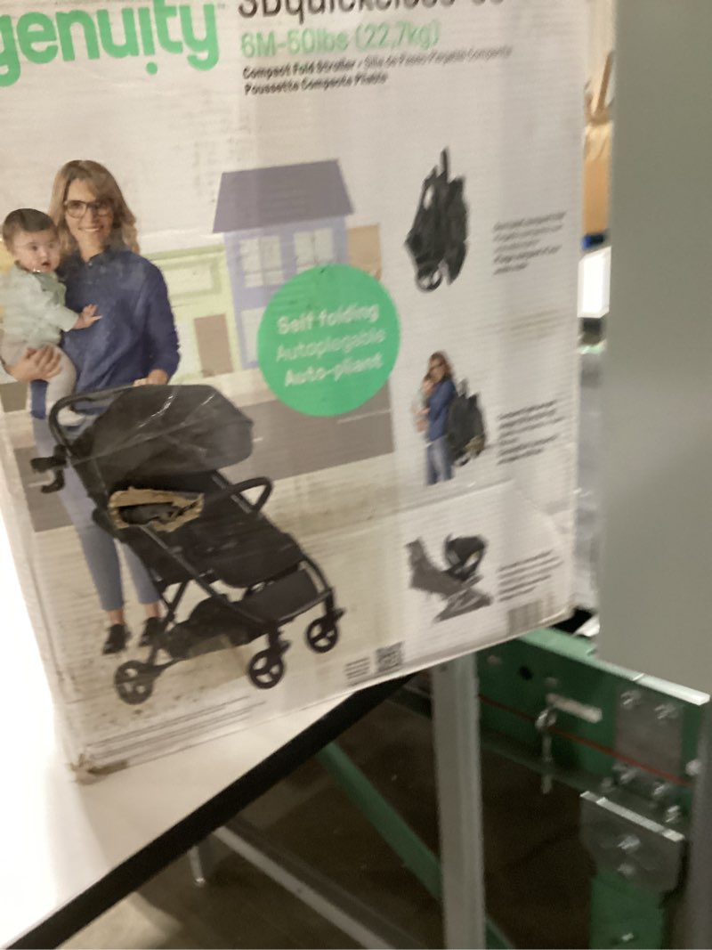 Condition photo showing New/Like New for Summer Infant Ingenuity 3Dquickclose CS+ Compact Fold Stroller – Lightweight Stroller with Oversized Canopy, Extra-Large Storage and Compact Fold, Black