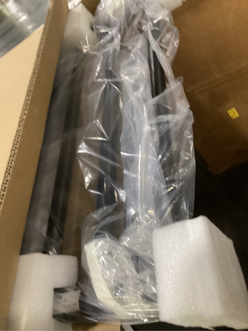 Condition photo showing New/Like New for wall mounted towel warmer 10 bars with plug-in and hardwired options 3 working modes black stainless steel 21” w 34” h