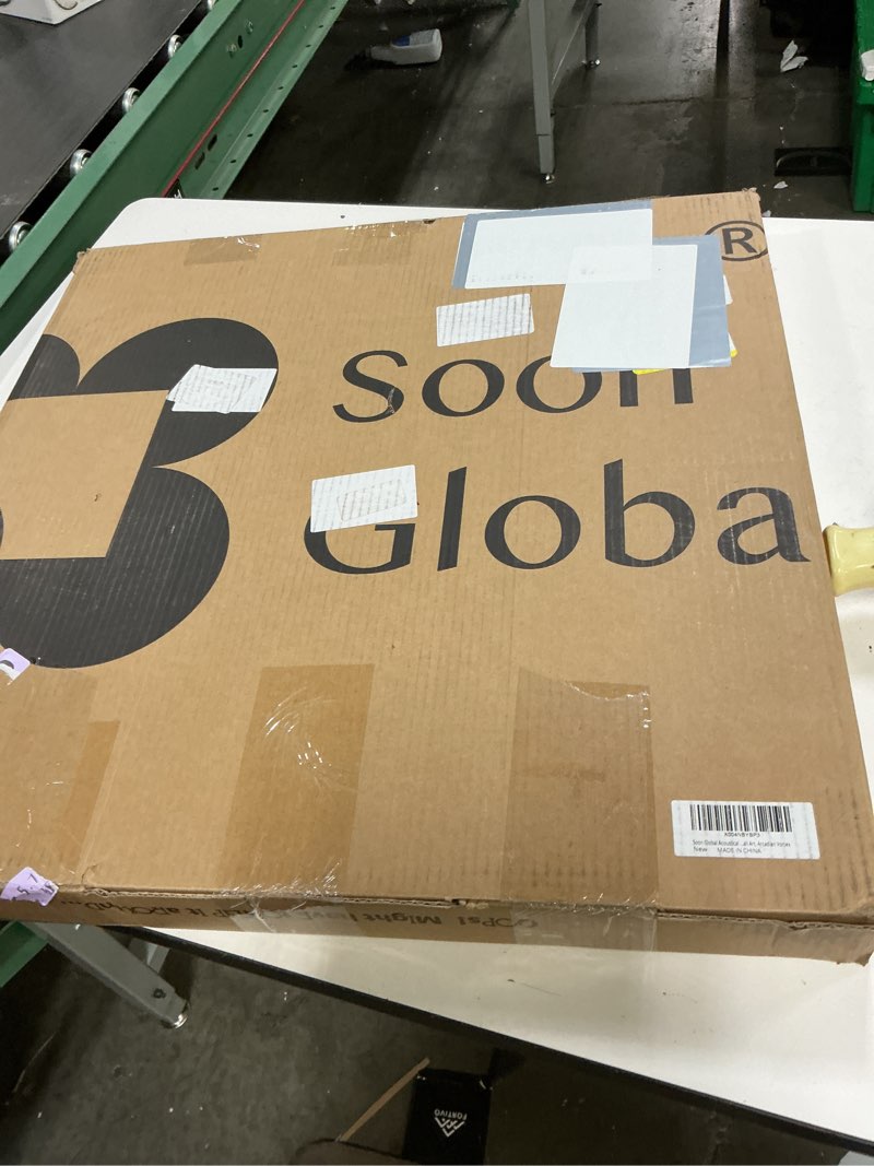 Condition photo showing New/Like New for acoustical wall panels, 6-piece 23.62 x 23.62 inches art acoustic panels, decorative acoustic panels, acoustic wall panels, sound absorbing wall art, arcadian vortex 72 x 48 inches arcadian vortex