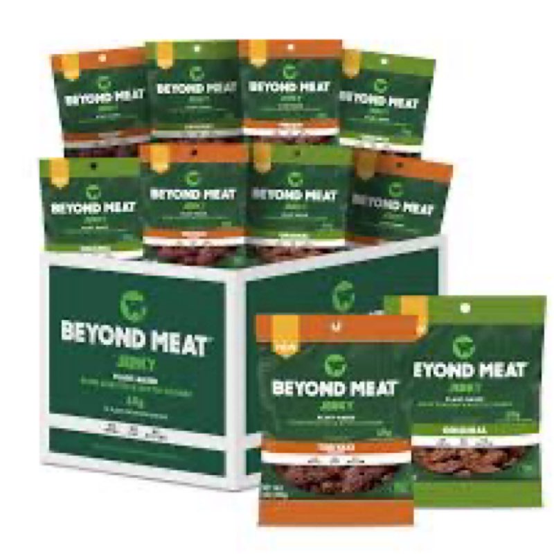 Beyond Meat Plant-Based Jerky, Original, 10g Protein, 1oz Bags (10 Pack)