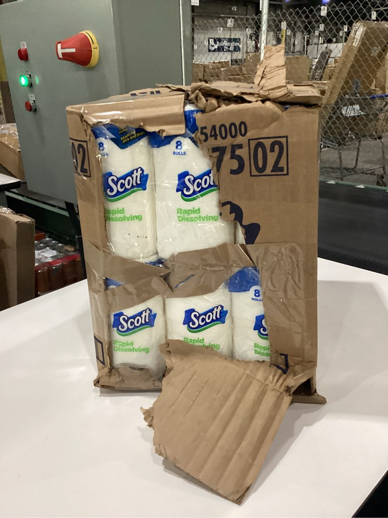 Condition photo showing Good Condition for Scott Rapid-Dissolving Toilet Paper, 48 Double Rolls (6 Packs of 8), Septic-Safe, Toilet Paper Double 231 sheets (Pack of 48 Double Rolls)