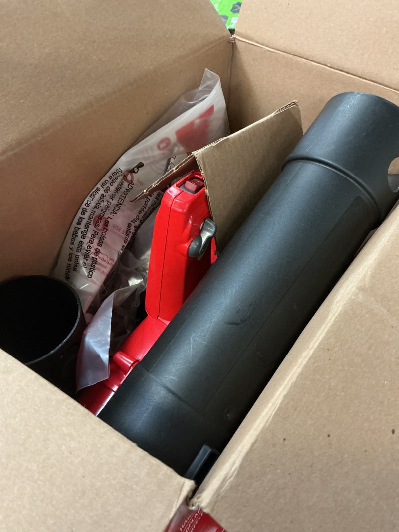 Condition photo showing As Is for craftsman cmxgaama25bl 200 mph 430 cfm gas handheld leaf blower