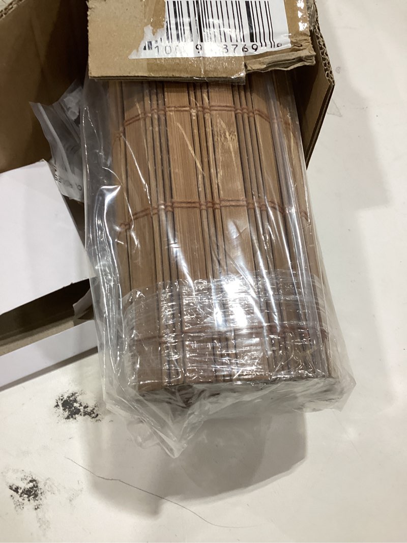 Condition photo showing Good Condition for CHICOLOGY Bamboo Roman Shades - Customer Favorite Light Filtering Blinds for Windows, Premium Quality, Ideal for Home, Squirrel Brown, 24" W X 74" H 24"W x 74"H Squirrel