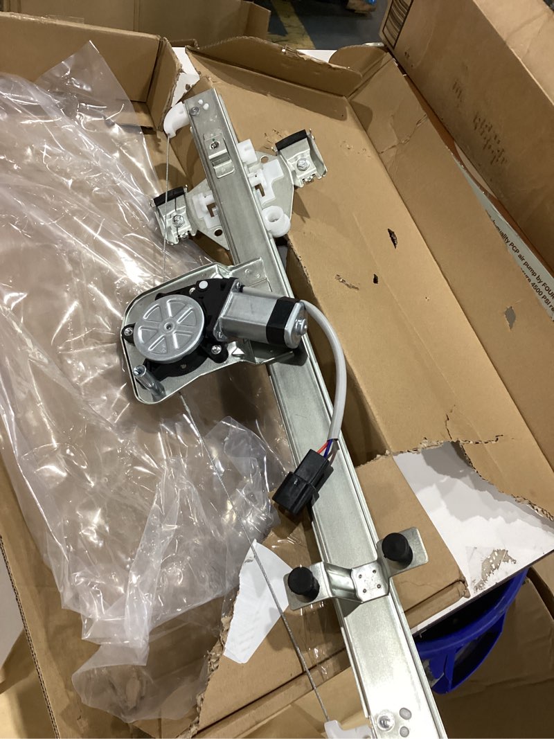 Condition photo showing Good Condition for a-premium rear passenger side power window regulator with motor (2-pin) | for mitsubishi mirage