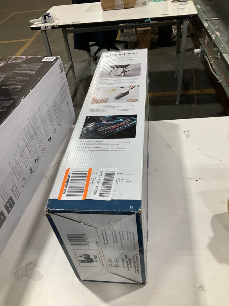 Condition photo showing As Is for Electrolux Ergorapido Cordless 2-in-1 Vacuum Cleaner with High Suction Power and 180° EasySteer Mobility, 48-Minute Run Time, 2 Power Modes, Satin White