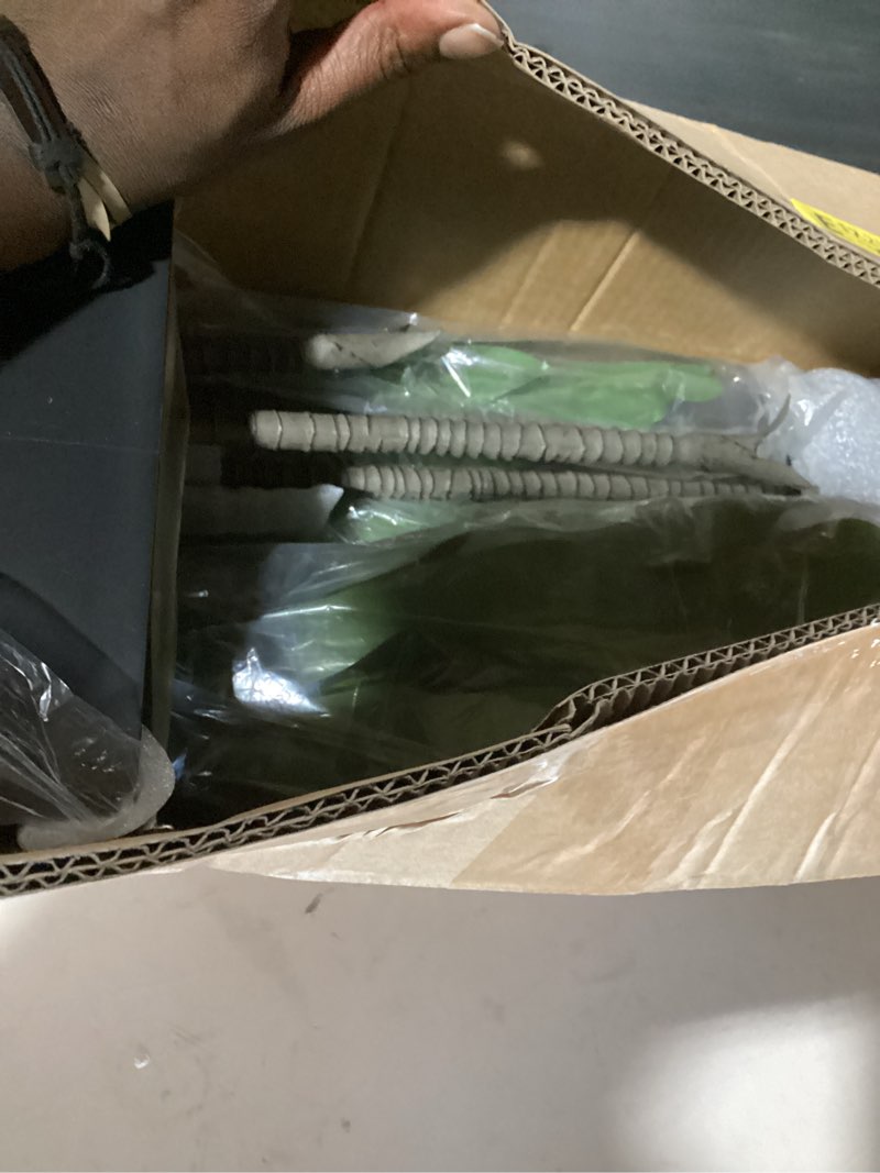 Condition photo showing Good Condition for artificial dracaena tree 6ft - faux tree with black tall planter - fake tropical yucca floor plant potted - artificial silk tree for home office living room decor indoor black 5ft 10in