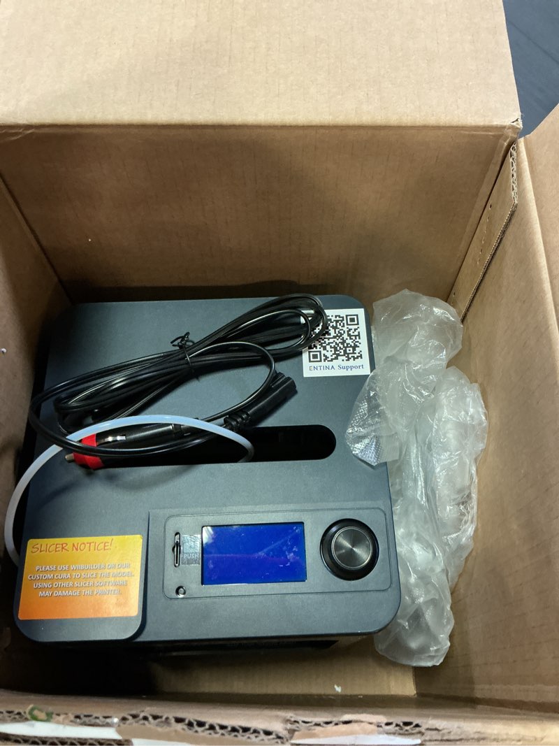 Condition photo showing Good Condition for Entina Tina2 Plus Smart 3D Printers with 250MM/S Fast Printing, Fully Assembled, 3D Printer for Kids and Beginners with WiFi High Precision 3D Printing, Auto Leveling Mini 3D Printer with PEI Platform