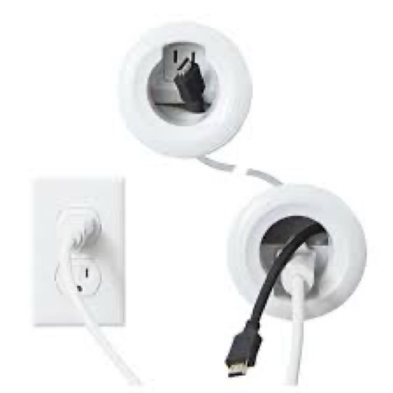LOCATVE in-Wall Cable Management Kit - Hide TV Wires When Mounting A TV - Includes Power & Low Volta