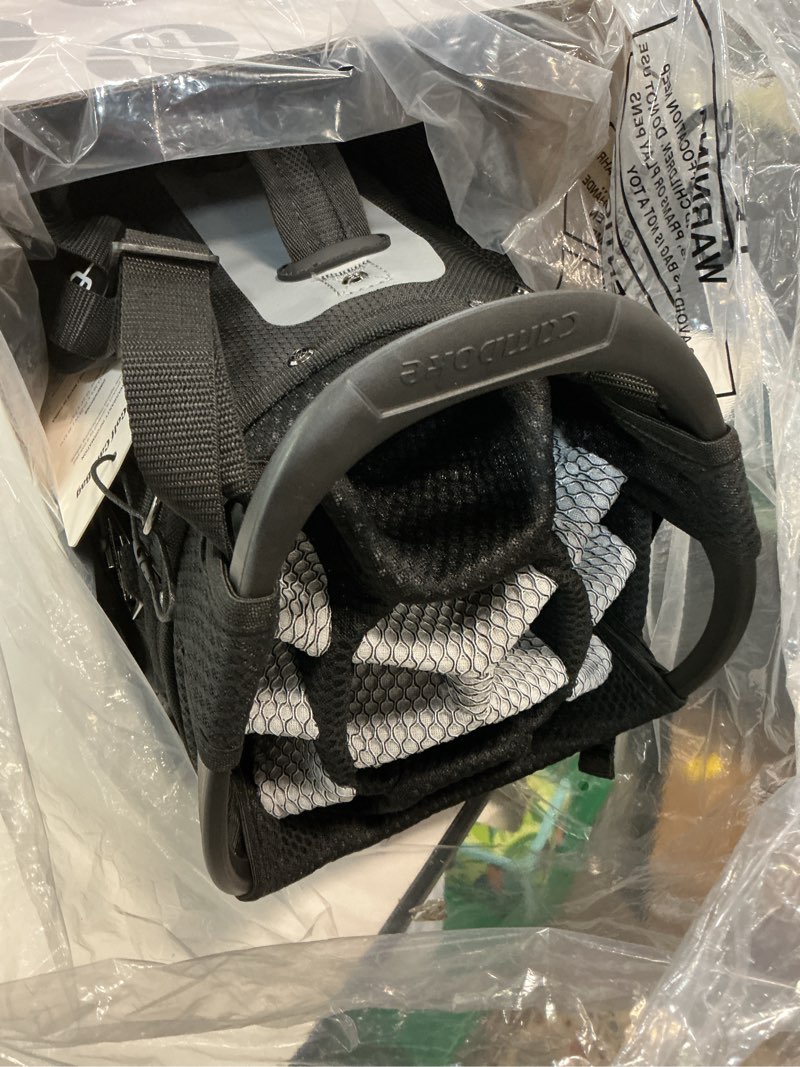 Condition photo showing Good Condition for 14-way full-length divider golf stand bag, premium pu leather,waterproof exterior, 9-pocket storage with insulated cooler, foam-padded,club protection, dual strap system, snap-on rain hood black