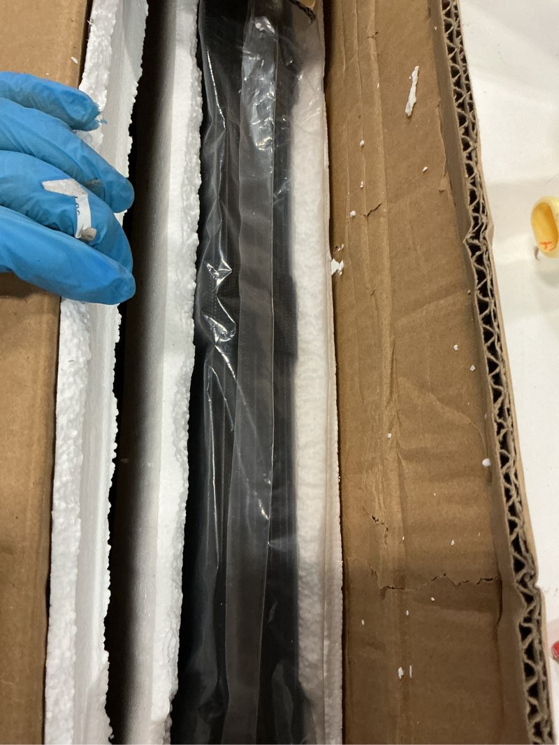 Condition photo showing Good Condition for Telescopic Ladder, 20.34FT RIKADE Aluminum Telescoping Ladder with Stable Hook and Non-Slip Feet, Portable Extension Ladder for Household and Outdoor Working 330lb Capacity Black 20.3 FT