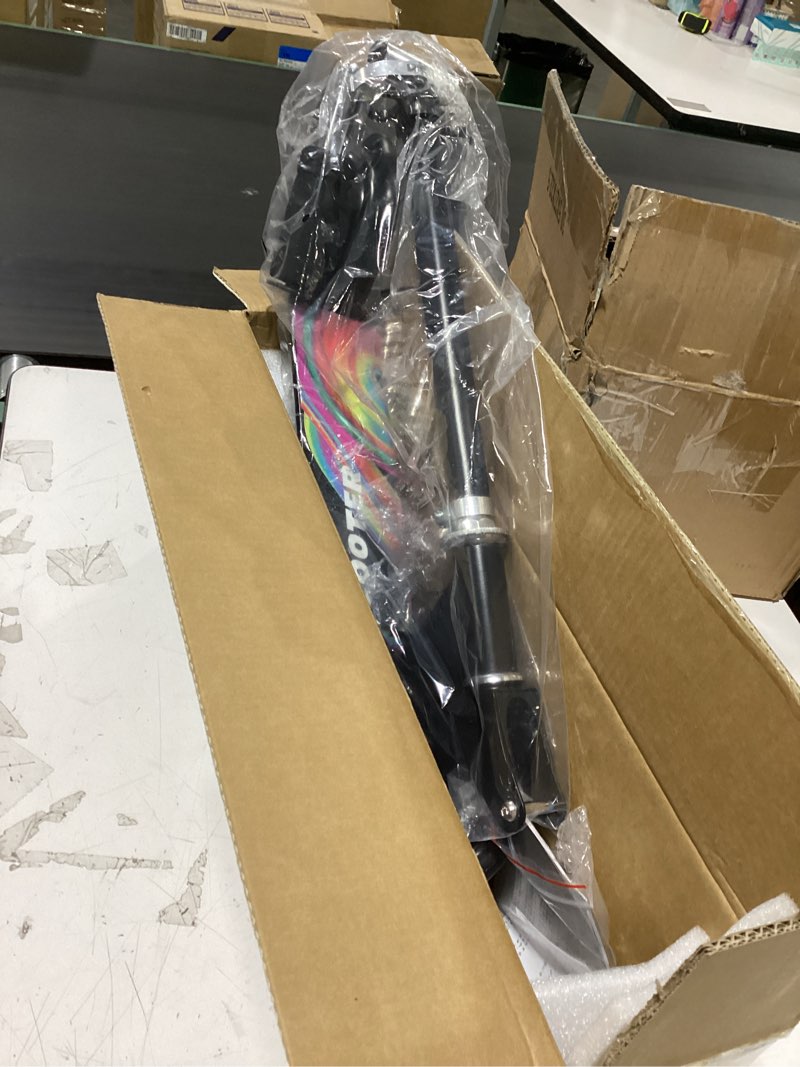 Condition photo showing New/Like New for two wheel scooter for kids adults 3-12+,kick scooters with light-up abec-10 wheels folding kick scooter with 3 levels adjustable handlebar and rear brake for girls boys,lightweight