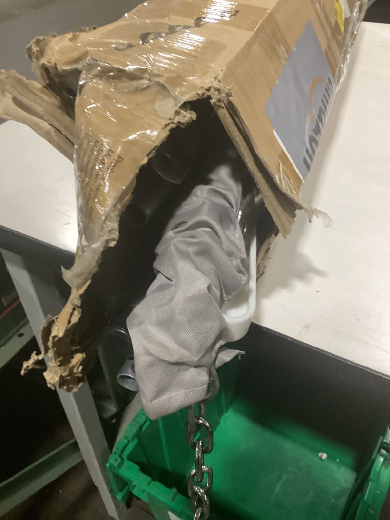 Condition photo showing As Is for Baby Jumper with Stand, Baby Jumpers and Bouncers, Baby Exerciser Suitable for 6-24 Months, Easy to Assemble & Store Jumper for Baby Grey