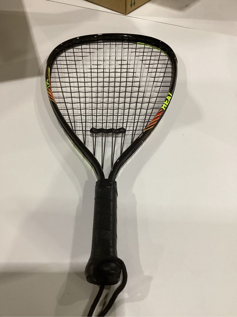 HEAD CPS Heat Racquetball Racquet – Pre-Strung Beginner Racquet with CPS Power Technology, Lightweight Frame, Damp Plus Vibration Control