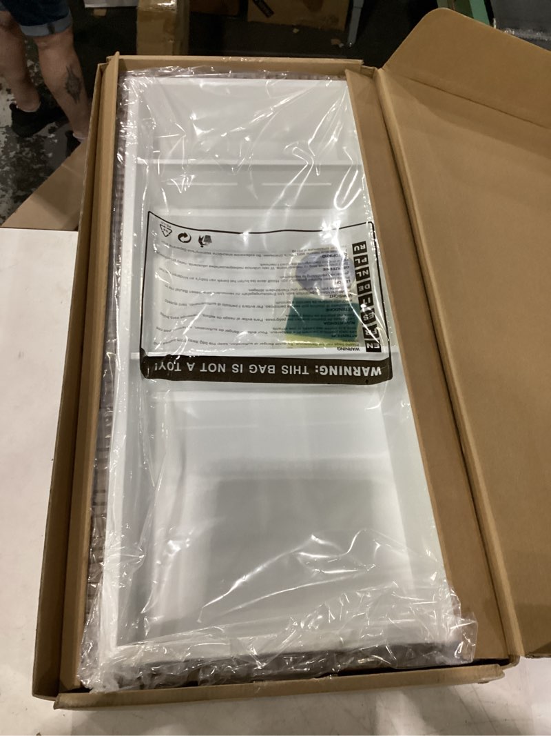 Condition photo showing New/Like New for stainless steel shower niche 30" x 12" white with 3-tiers shelves no tile needed niche shower for bathroom storage recessed shower shelves over mount installation 30"x 12" white