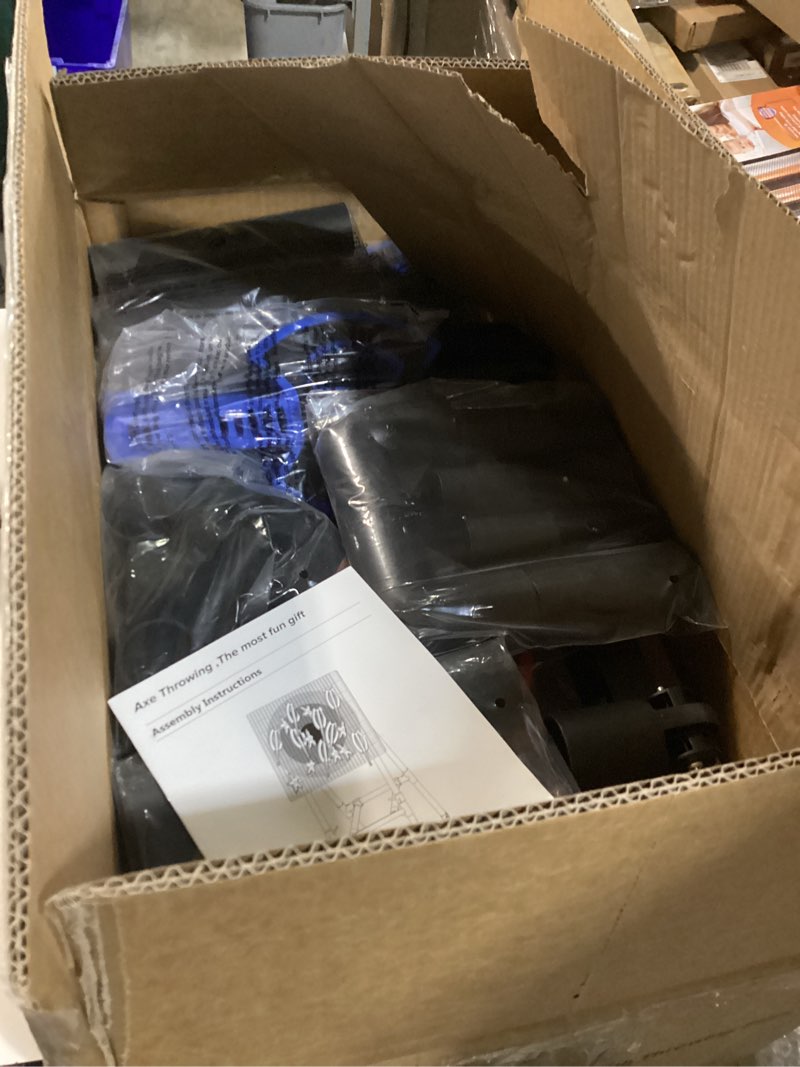 Condition photo showing New/Like New for Axe Throwing Bristle Target with 8 Throwing Axes Set,Axe Throwing Game for Backyard, Indoor &Outdoor,Yard Games,Carnival Games