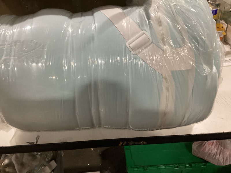 Condition photo showing Good Condition for Mattress Protector Queen Size 100% Waterproof Zippered Cover, 15 Inches Deep, Six-Sided Mattress Encasement for Bed, Zipper Closure Style (Light Blue) Light Blue 60 x 80 inches