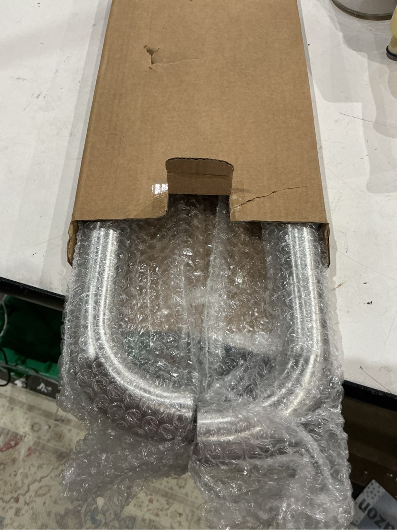 Condition photo showing Good Condition for 2 pack 24 inch shower grab bar, zuext satin brushed nickel stainless steel bathroom grab bar, shower balance bar,safety hand rail support,handicap elderly senior assist bath handle(1.25" diameter) brushed nickel 24 inch 2