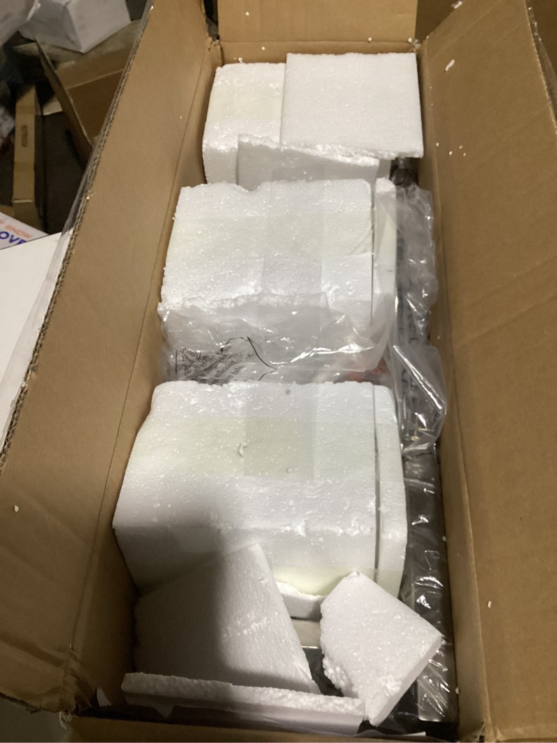 Condition photo showing New/Like New for TODOLUZ 3-Lights Vanity Bath Light with Opal White Glass Shades, Modern Bathroom Lighting Over Mirror Brushed Nickel for Kitchen Hallway Bedroom Foyer Brushed Nickel 3-Lights