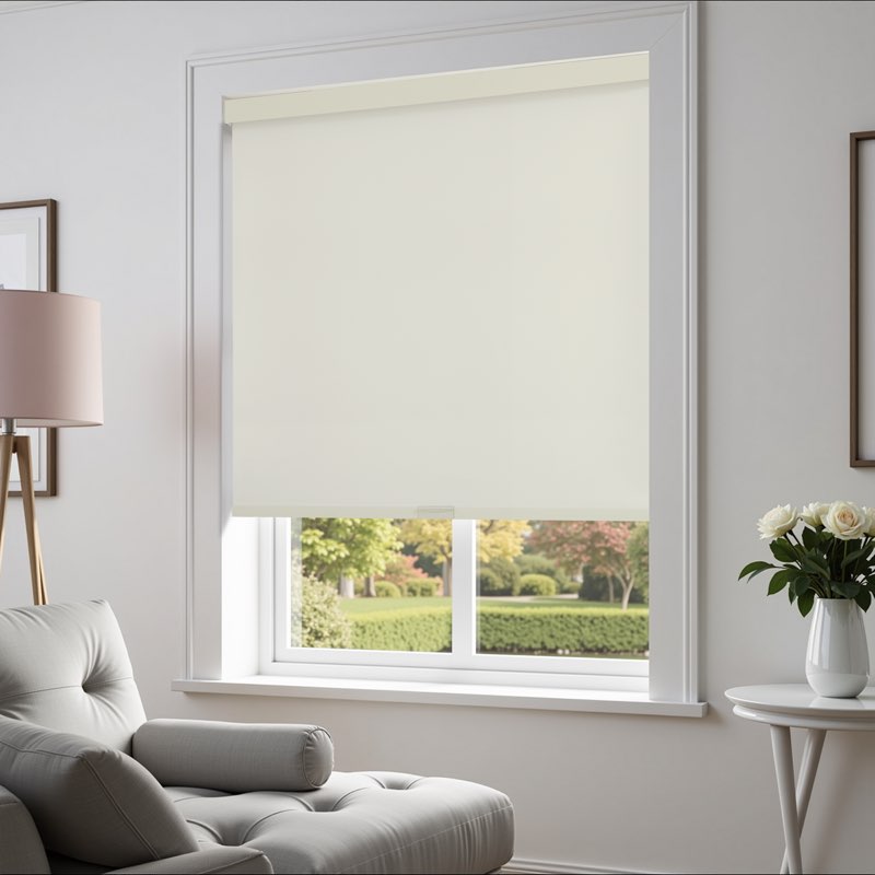 Aosky cordless blackout roller shades (33”w x 72H” ivory 