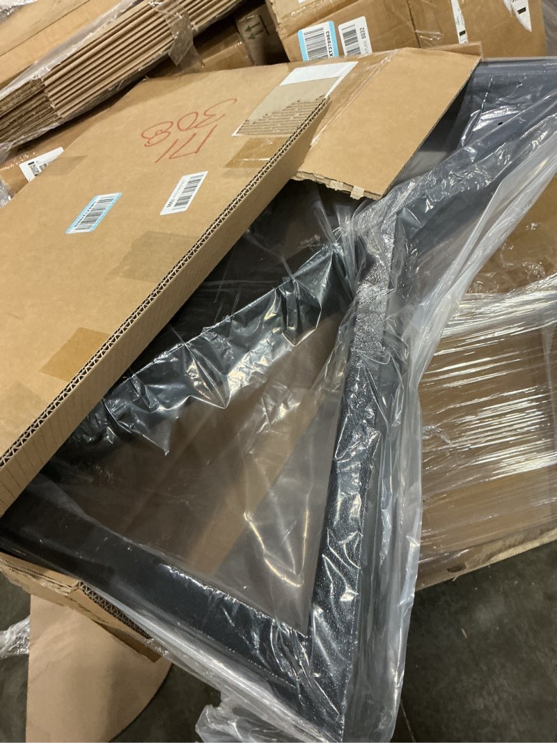 Condition photo showing New/Like New for metal table legs heavy duty, 28”h x 18”w, metal furniture legs for dining desk bench and coffee table, industrial black diy iron bench legs, set of 2 28"hx18"w z shape