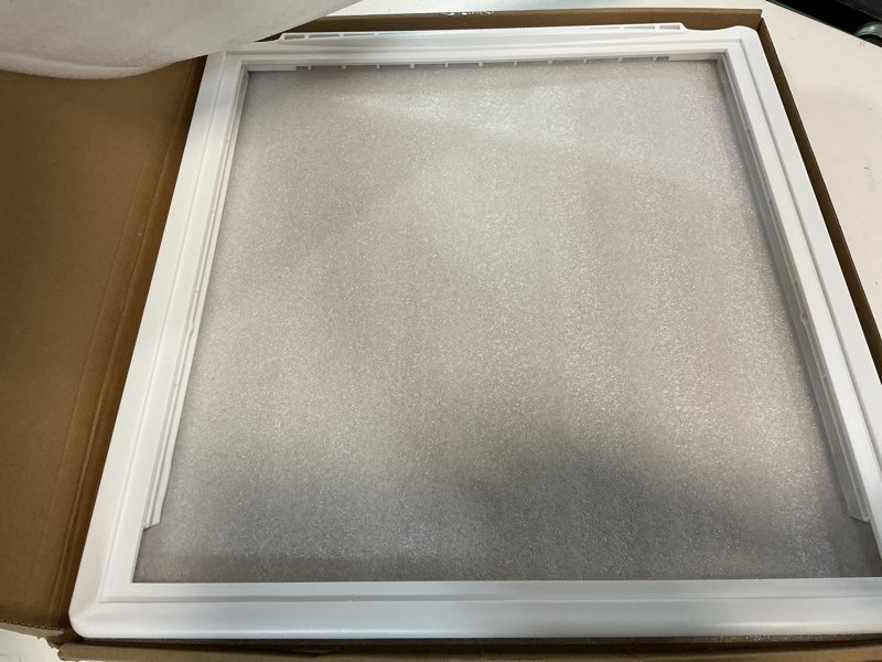Condition photo showing Good Condition for upgrade 241969501 refrigerator shelf frame without glass compatible for frigi.daire 241969501/frigi.daire part 241969501 of ffss2615ts3, fgss2635tf1, ffss2615ts0-by miflus 241969501 shelf frame