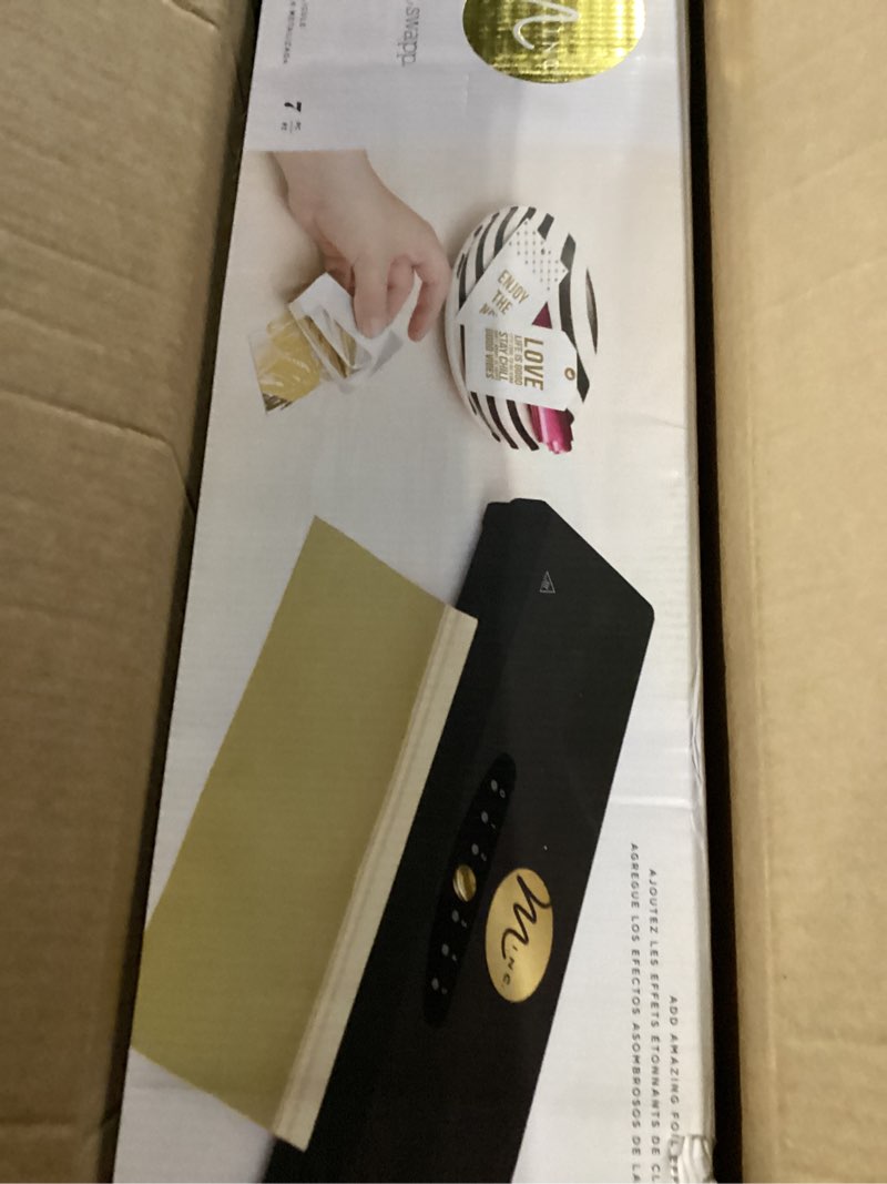 Condition photo showing New/Like New for Heidi Swap Minc Foil Applicator Machine & Starter Kit-Black