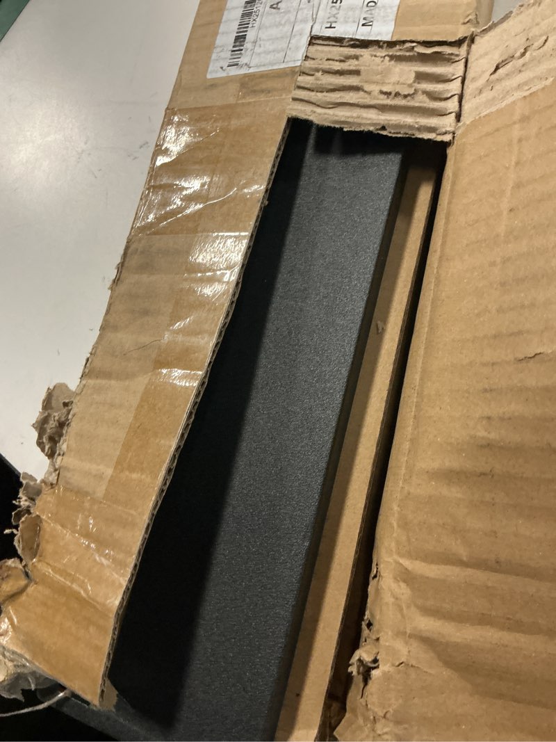 Condition photo showing Good Condition for Hidden Island Countertop Support Bracket 2 Pack Black 34 Inch Heavy Duty Granite Countertop Bracket Iron Island Support Brackets for Granite Quartz Wood 34 inch Black-2 Pack