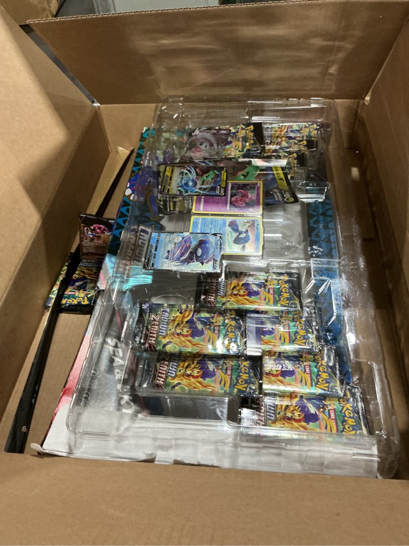 Condition photo showing As Is for Pokemon TCG Crown Zenith Sea & Sky Premium Collection - 14 Packs, Promos