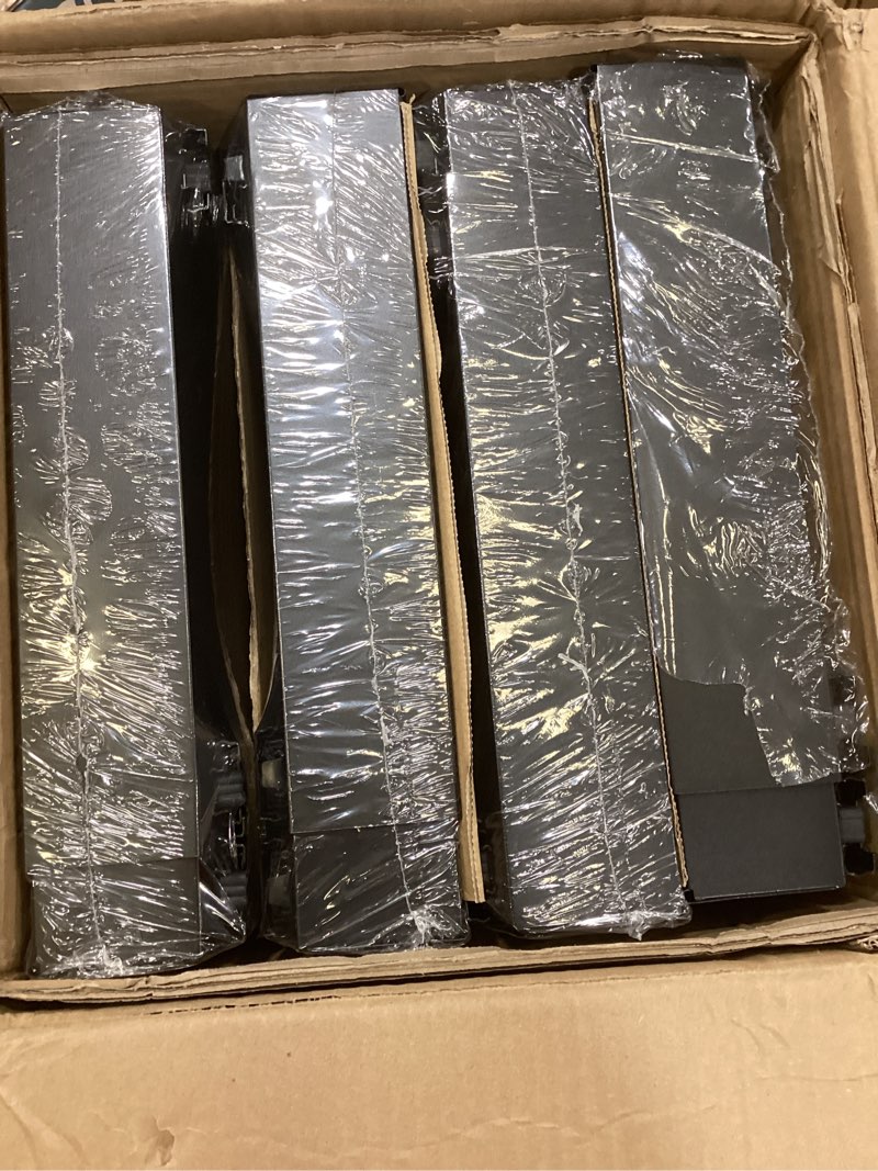 Condition photo showing Good Condition for seinloes 4 pack pull out cabinet organizer 21" deep,full extension 3 slide rails slide out drawers with raising pad for framed cabinets,expandable width (12.3"-20.5"),no drill roll out shelves,black black 21"d x 12.3"-20.5"w(4pack)