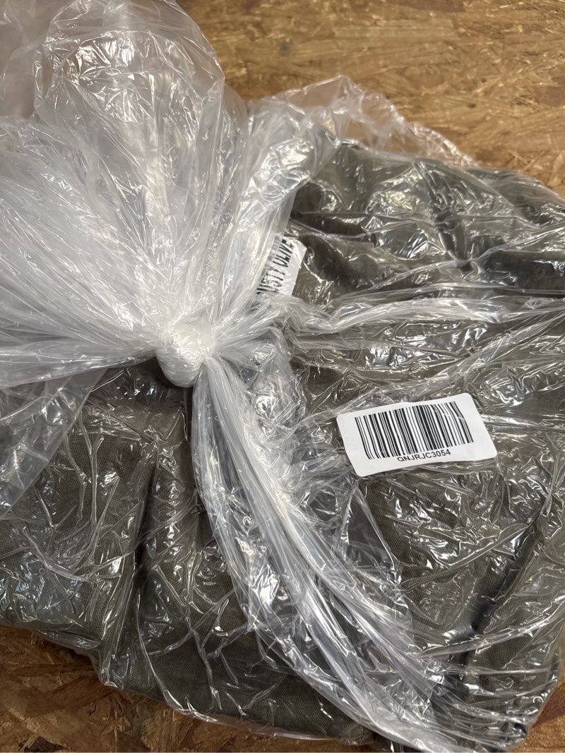 Condition photo showing Good Condition for european linen duvet cover, full/queen, dusty olive