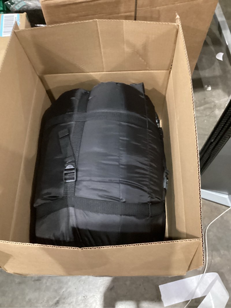 Condition photo showing Good Condition for Teton Celsius XXL Sleeping Bag, Cold Weather Sleeping Bags for Adults and Kids, Camping Made Easy and Warm. Compression Sack Included, 35F, 25F, 0F, 20F Degree Black (right zip) Xxl 0f