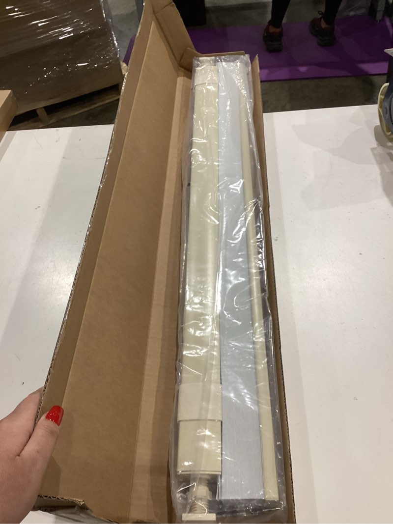 Condition photo showing Good Condition for lazblinds no tools no drill cordless cellular shades, blackout light blocking honeycomb shades for home, thermal insulation blinds for windows, 33" w x 48" h, beige blackout-beige 33" w x 48" h