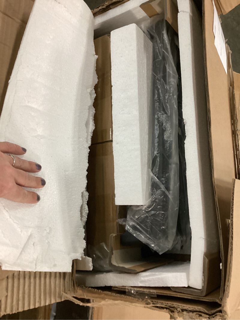 Condition photo showing New/Like New for Feonase Dining Chairs Set of 6, Modern Kitchen Chairs with Ergonomic Backrest, MDF Board and Metal Legs, Dinner Chairs for Dining Room, Kitchen and Living Room, Rustic Brown