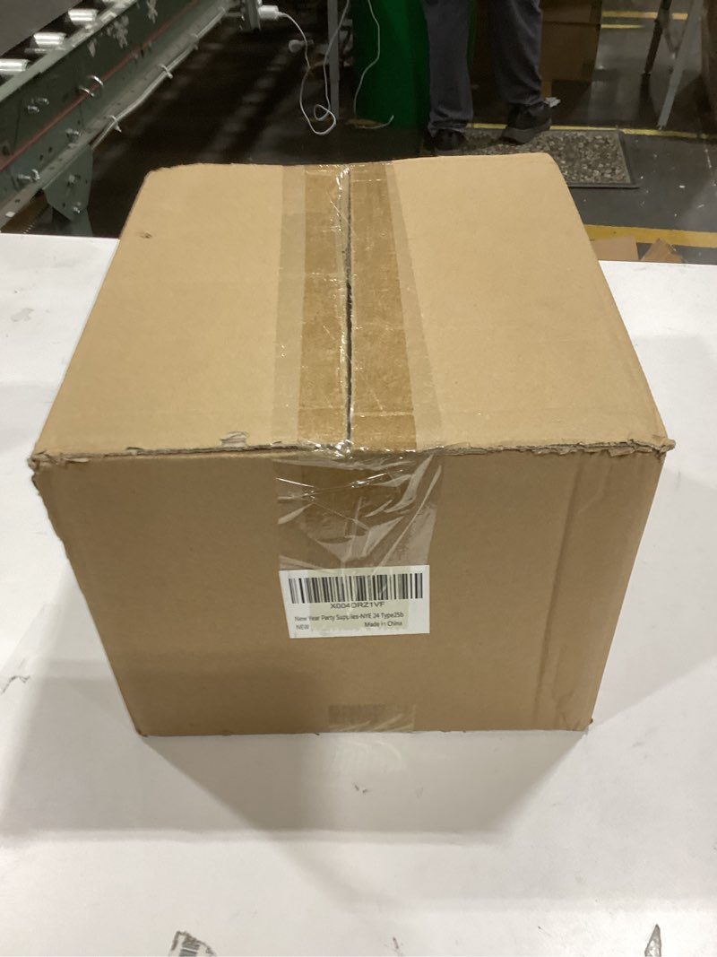 Condition photo showing New/Like New for new years eve party supplies 2026 for 24 guests, happy new years decorations party favors includes top hats, tiaras, glasses accessories for adults kids nye decorations 2026