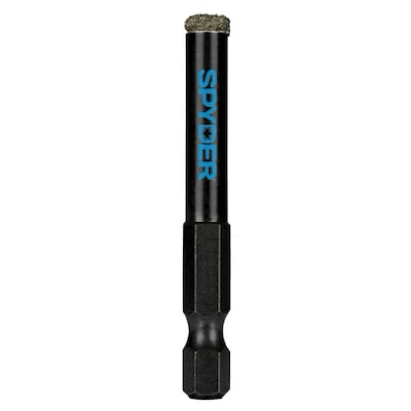 spyder diamond edge 1/4-in diamond arbored hole saw 
